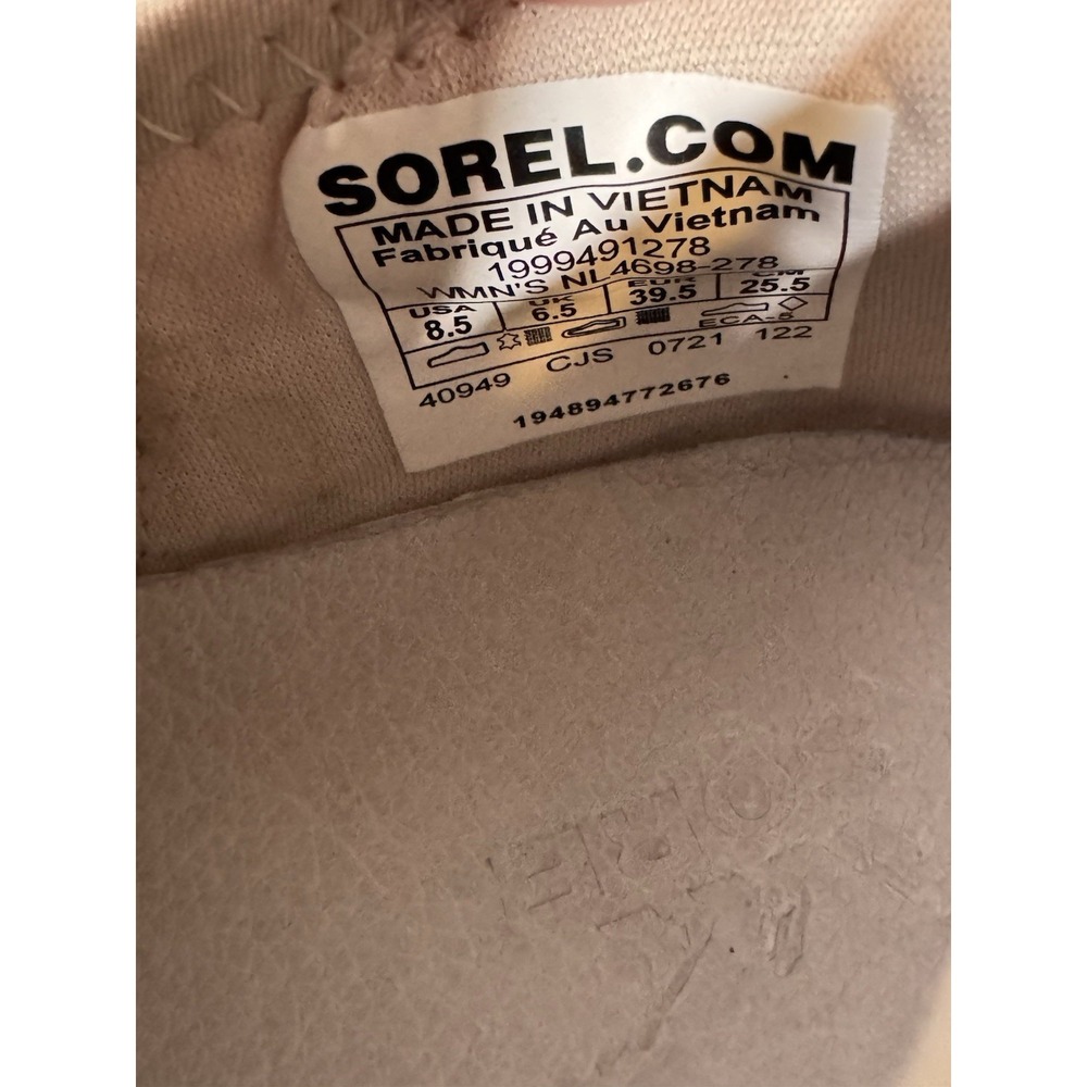 Sorel Kinetic Impact Strap Sneaker Dark Stone Yellow Women's Size 8.5 EU 39.5 - Picture 9 of 9